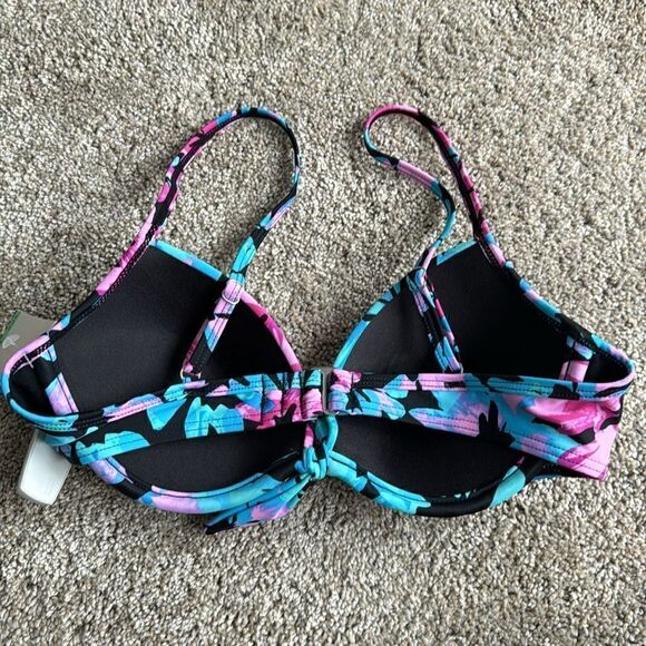 New SO KOHLS BIKINI TOP MEDIUM PUSH UP - Picture 3 of 3
